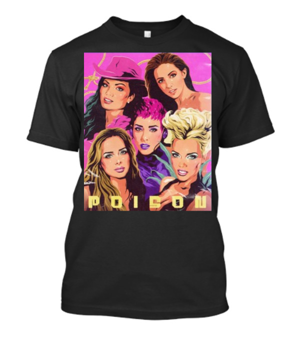 Nordacious Glamorous Femmes Poison With Bold Pop T-Shirt