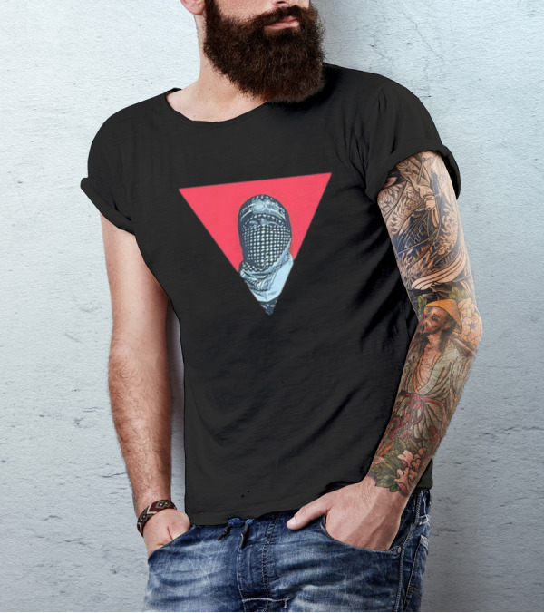 Sprinter99800 Symbol Of Pride And Resistance Red Triangle Masked Figure T-Shirt