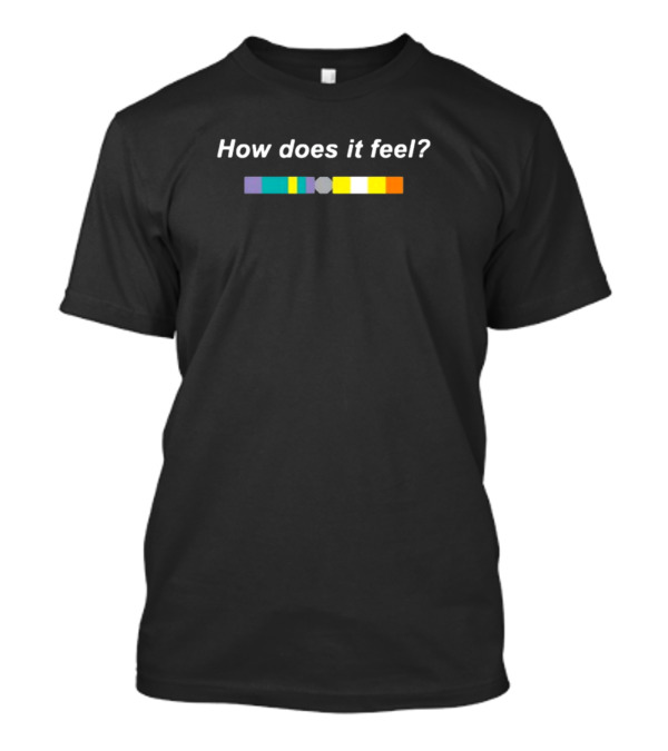 Blue Monday How Does It Feel Color Stripes Palette T-Shirt