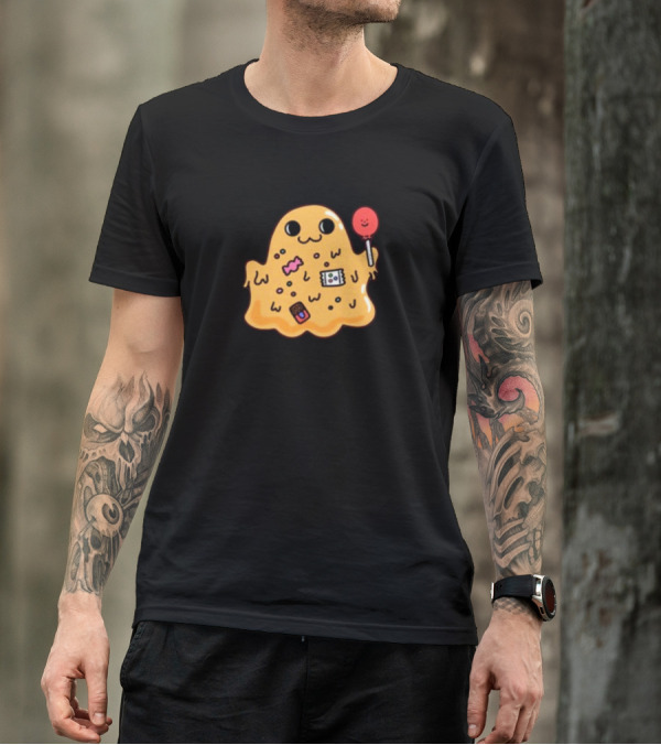 SCP 999 Tickle Monster Holding A Smiling Lollipop With Candy Elements T-Shirt