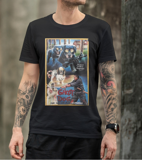 Manso Video Mamobi Ghost Dog The Way Of The Samurai Rottweiler Combat Scene T-Shirt