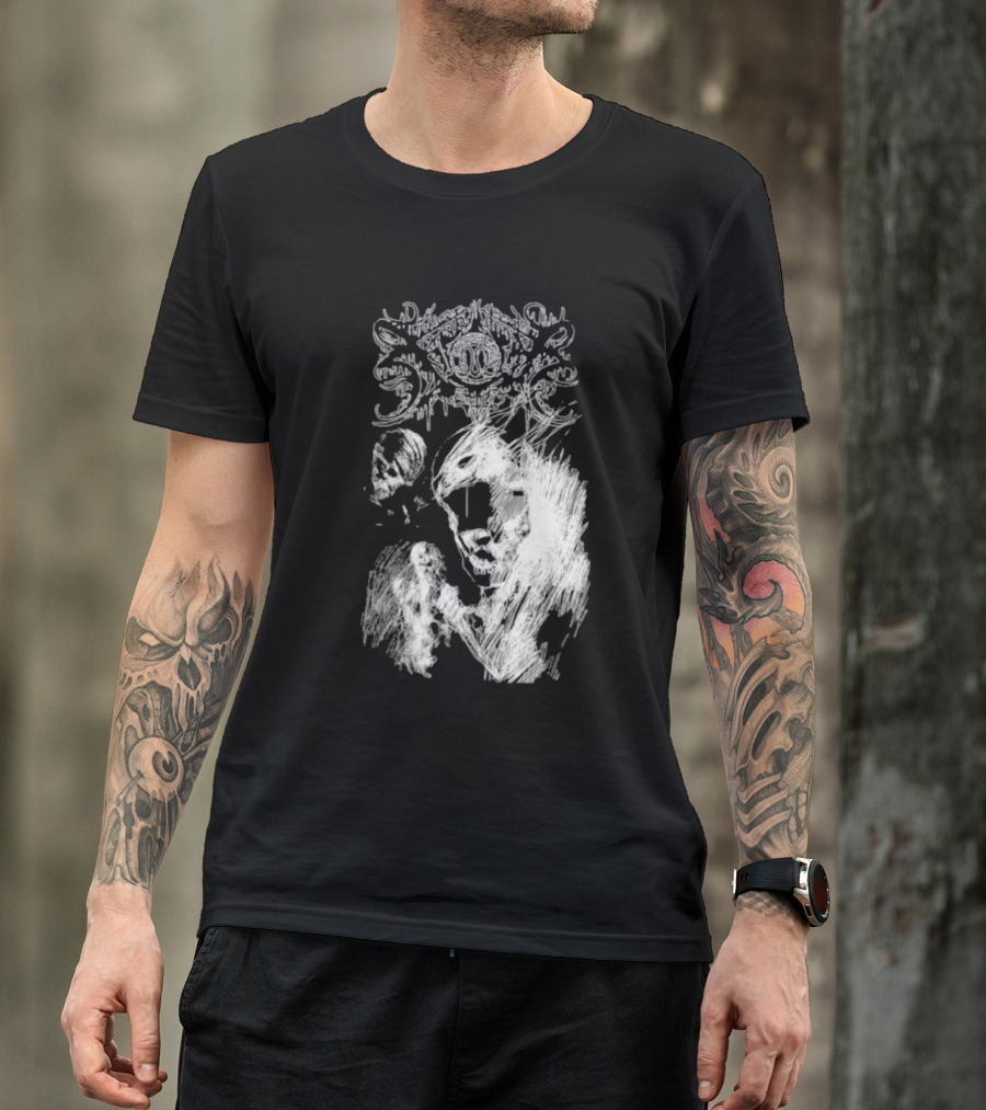 Xasthur Morbid Sketches Abstract Dark T-Shirt