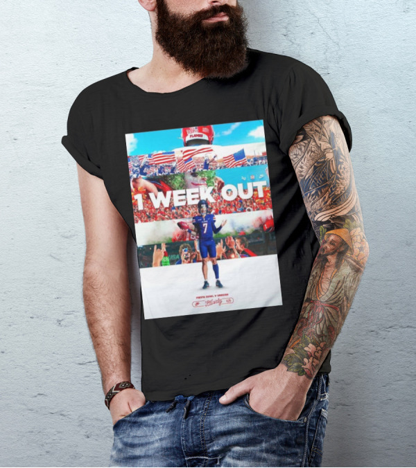 1 Week Out Fiesta Bowl Liberty Vs Oregon Football Countdown T-Shirt