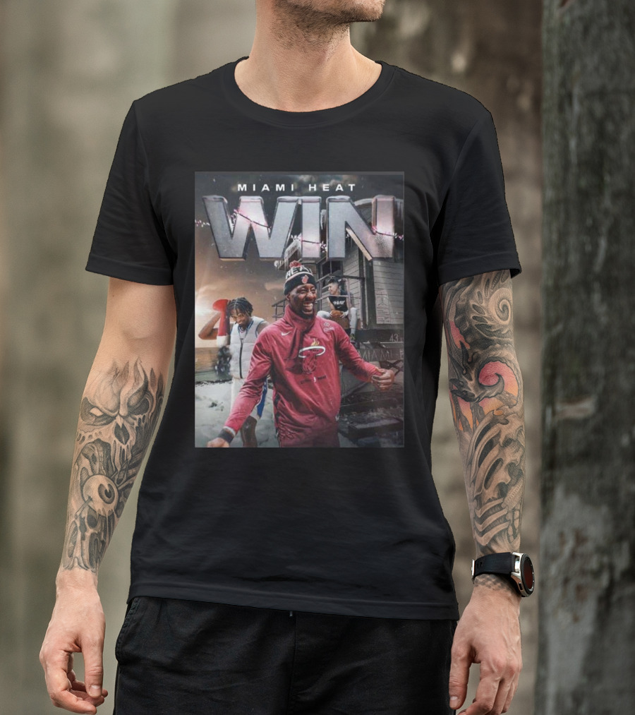Miami Heat Win Bam Adebayo Performance Beats Philadelphia 76ers NBA T-Shirt