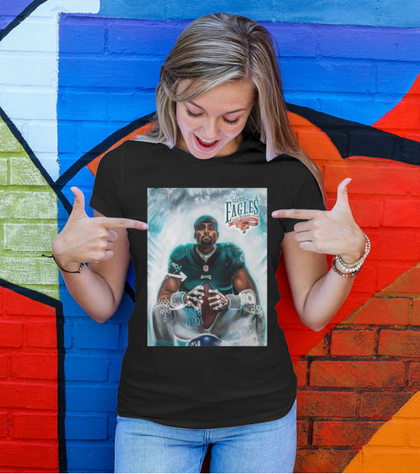 Giants Vs Eagles Merry Christmas NFL Football Player T-Shirt