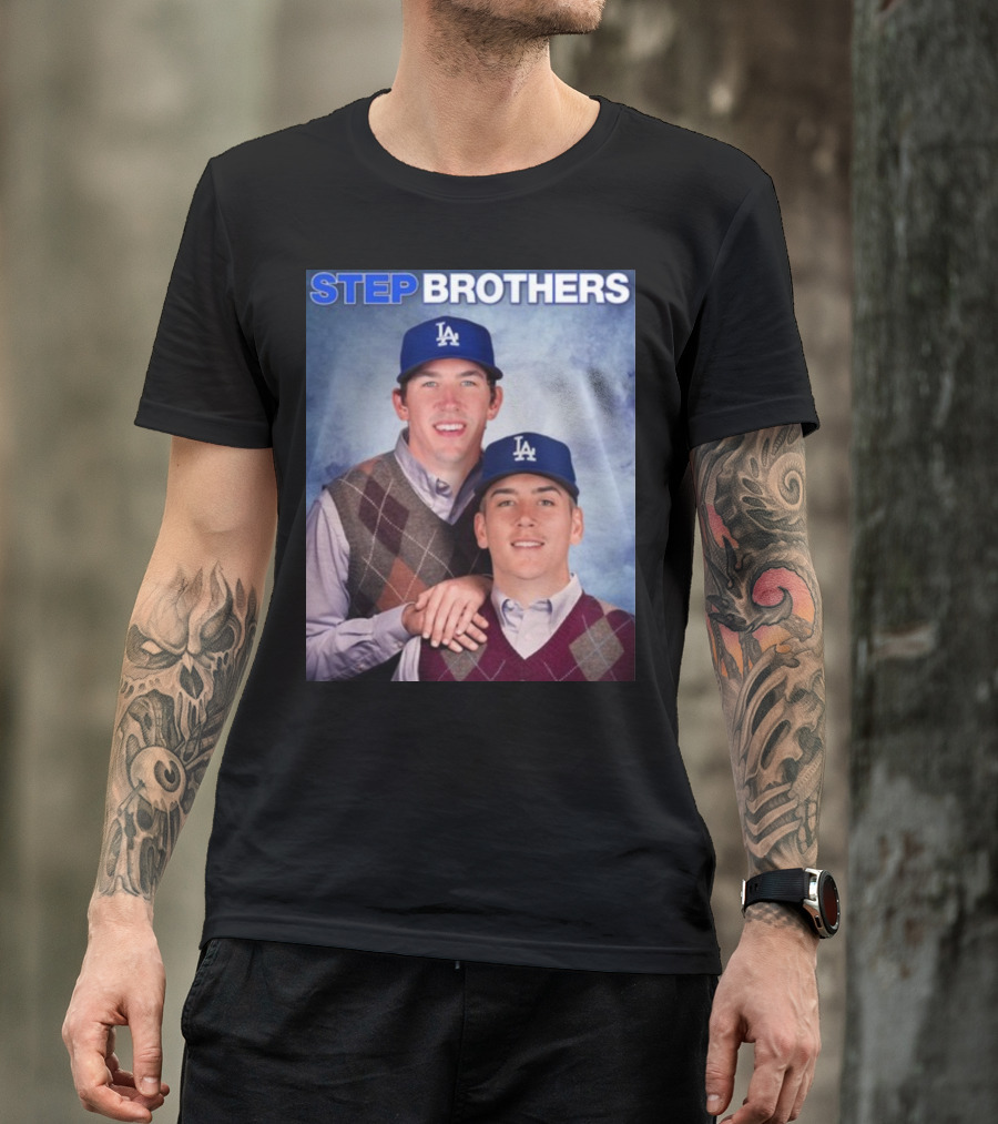 Bobby Miller Walker Buehler LA Step Brothers T-Shirt