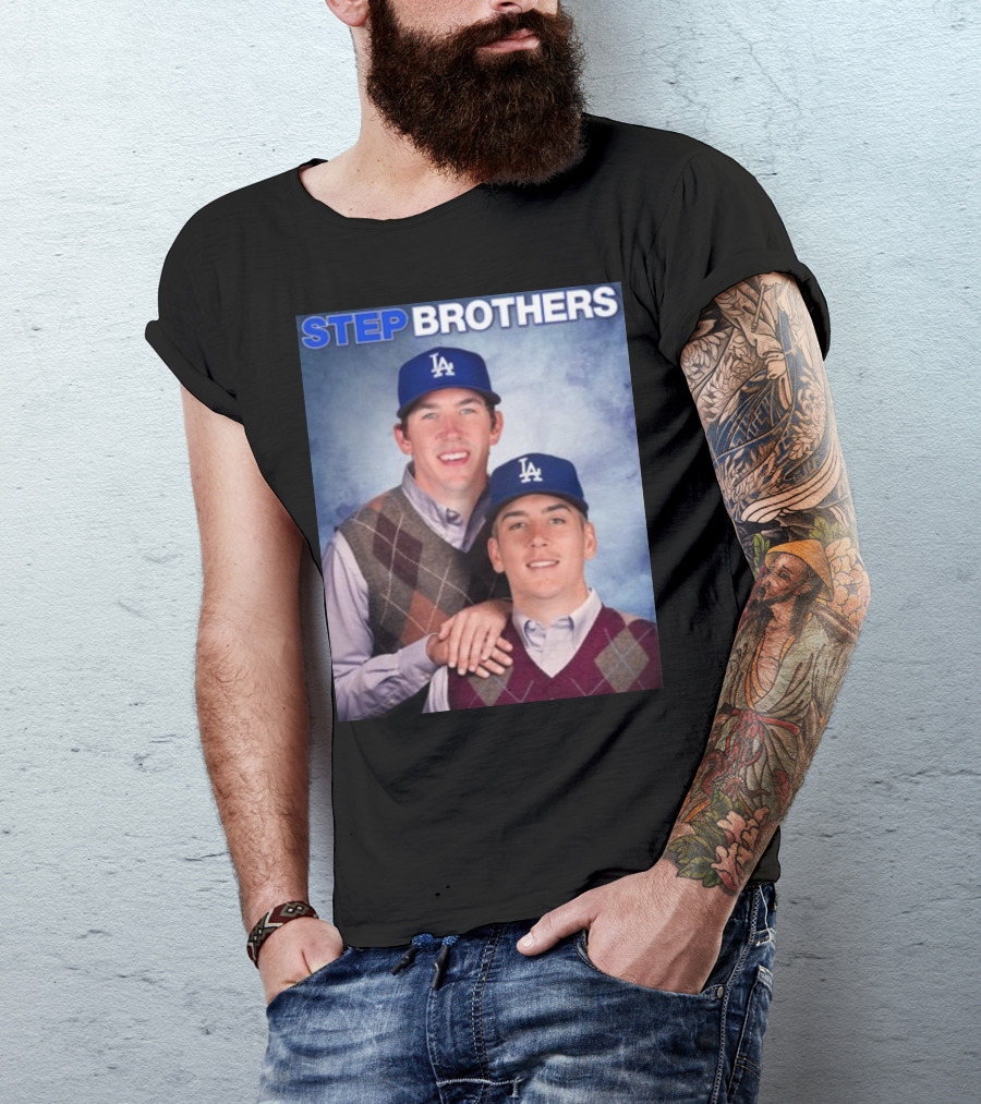 Bobby Miller Walker Buehler LA Step Brothers T-Shirt