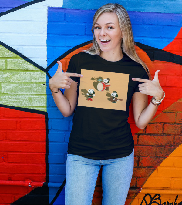 Paramore And Snoopy Characters Playing Musical Instruments T-Shirt
