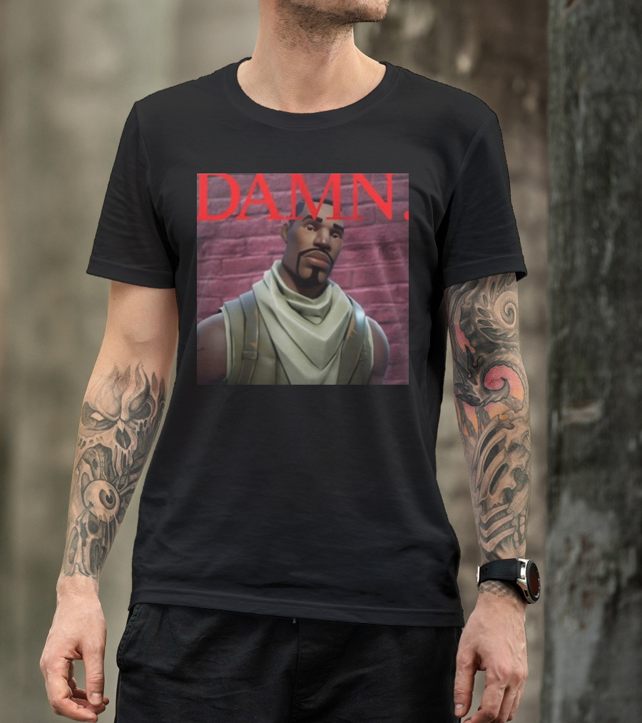 Rroguethreads Kendrick Lamar Spitfire Damn Brick Wall Character T-Shirt