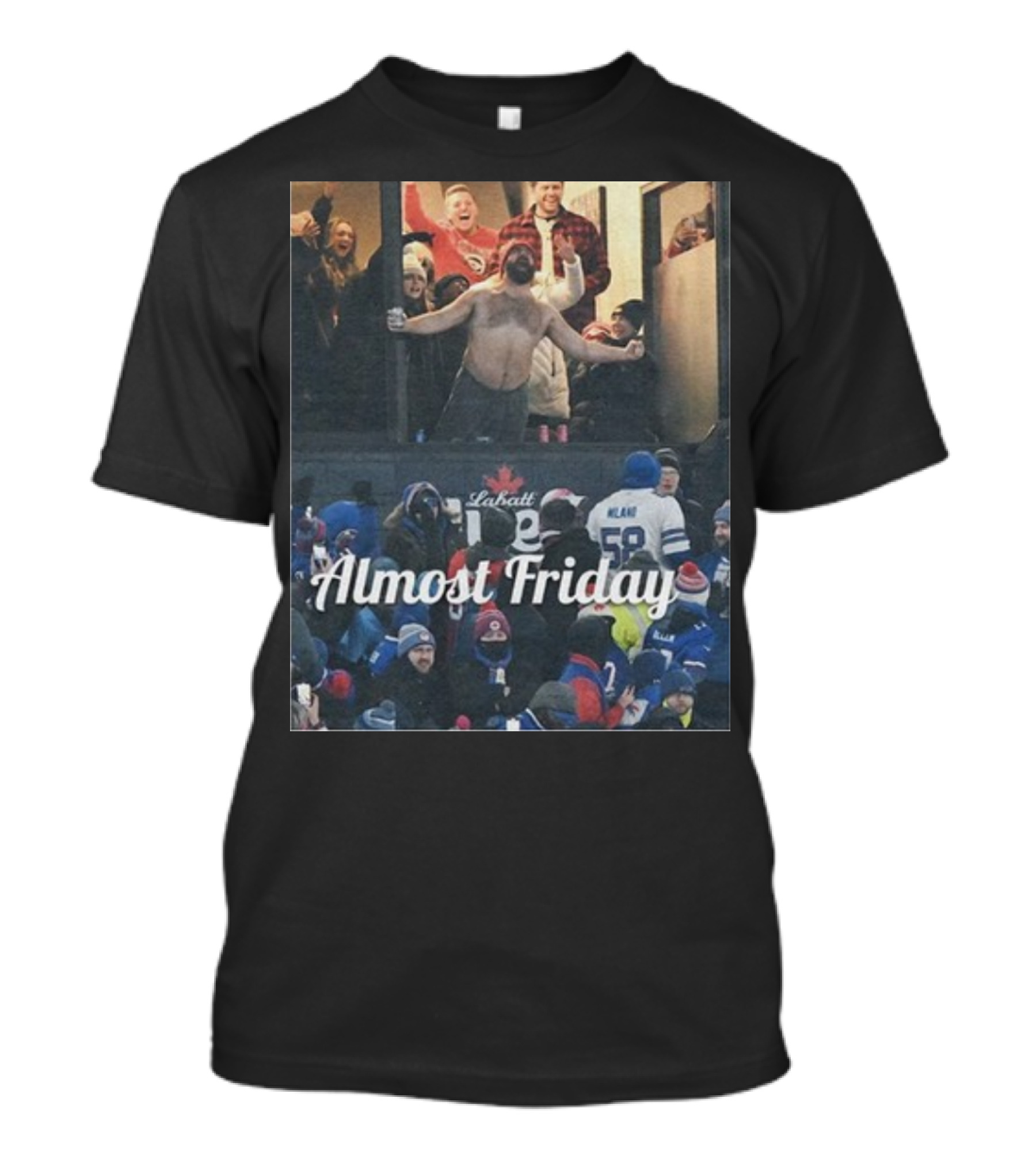 Almost Friday Kelce Labatt Beer Football T-Shirt
