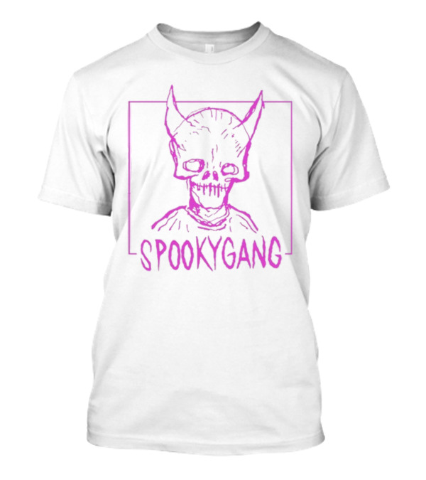 Spookygang Purple Skull Demon Mask T-Shirt