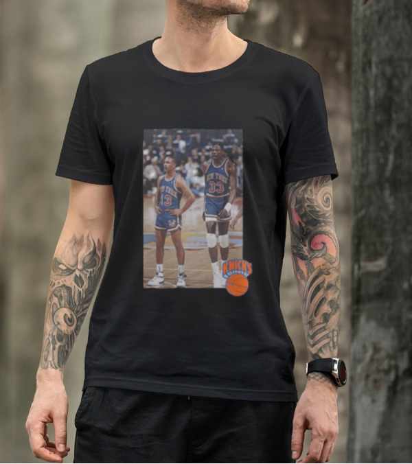 Brunson Camiseta Mitchell And Ness Ny Knicks Player 13 33 Basketball Court T-Shirt