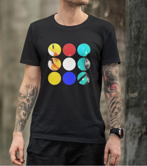 Fleshwater Sounds Of Grieving Circles Color Palette T-Shirt