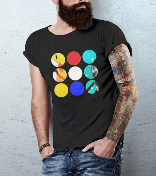 Fleshwater Sounds Of Grieving Circles Color Palette T-Shirt