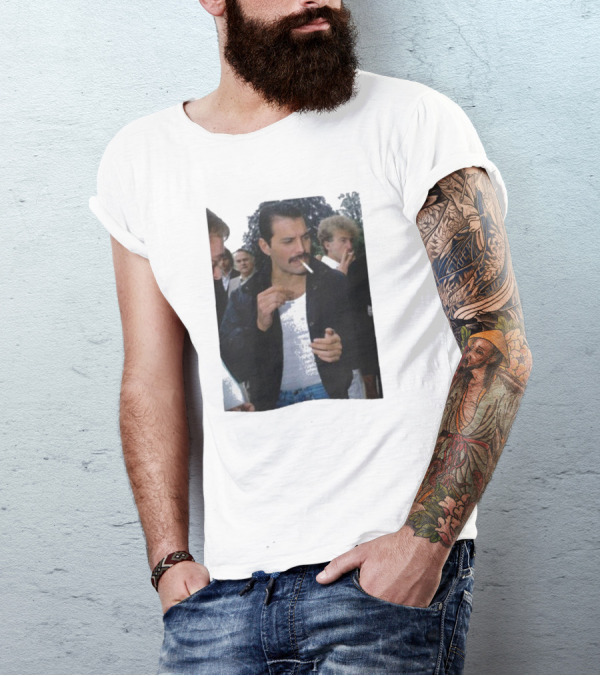 Freddie Mercury Photo Comfort Trendy Iconic T-Shirt