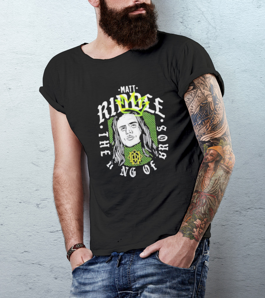 Matt Riddle The King Of Bros Crown T-Shirt
