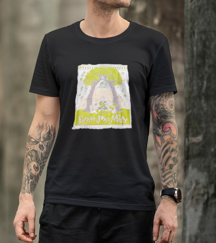 Father John Misty In Concert Under The Trees For Big Sur Park School Benefit T-Shirt