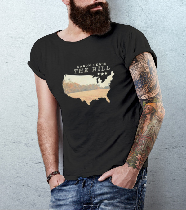 Aaron Lewis The Hill USA Landscape Stars T-Shirt