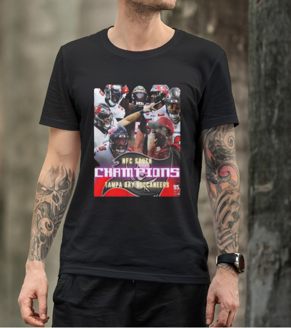 NFC South Champions Tampa Bay Buccaneers 2023-2024 T-Shirt
