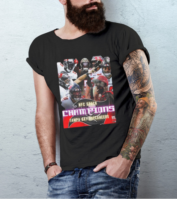NFC South Champions Tampa Bay Buccaneers 2023-2024 T-Shirt