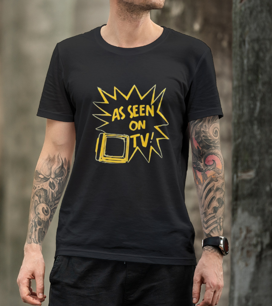 As Seen On TV Retro Style Burst With TV T-Shirt