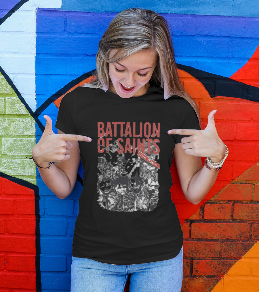 Battalion Of Saints Second Coming Punk Rock Album Cover T-Shirt