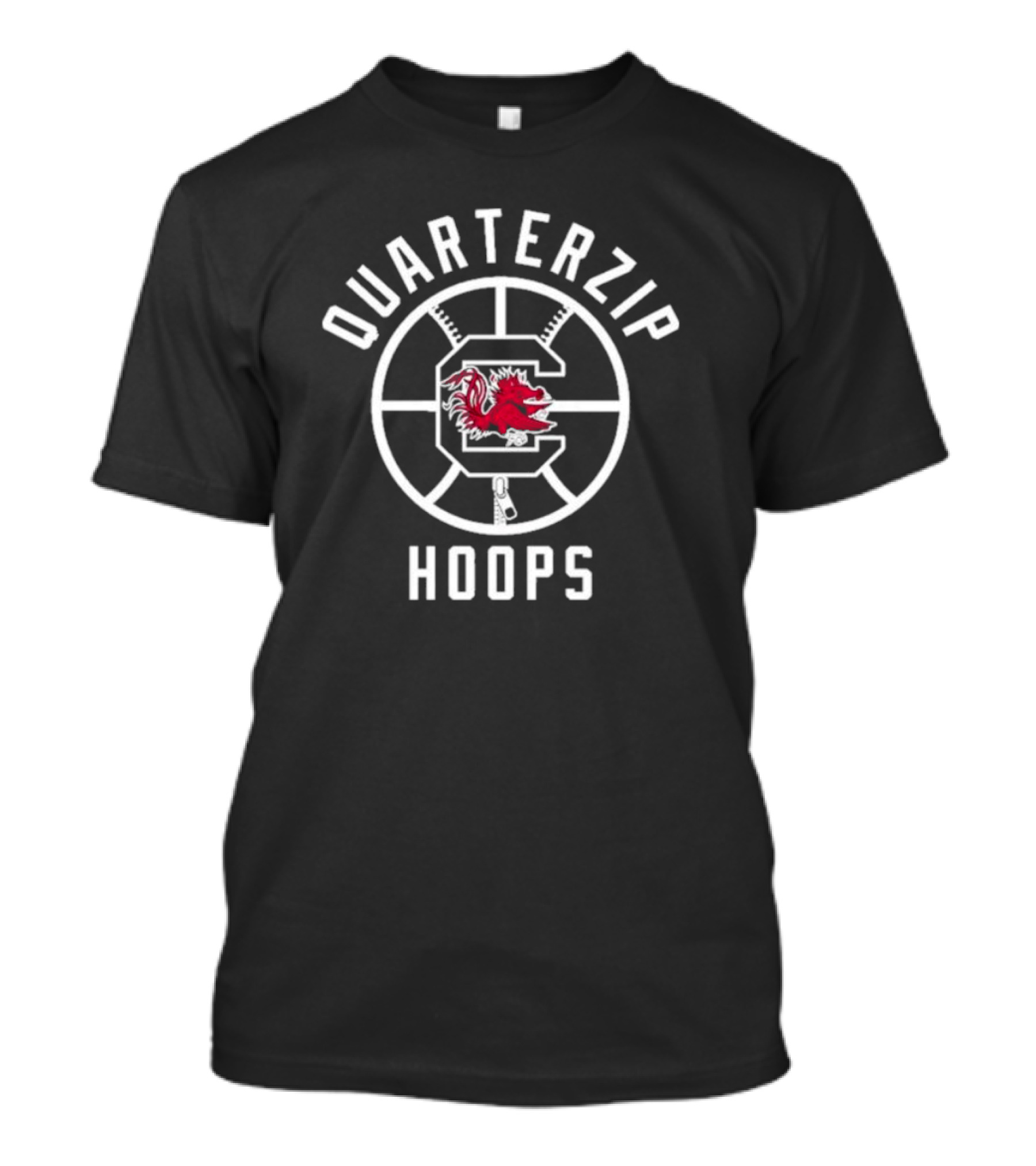Quarterzip Hoops South Carolina Gamecocks Basketball T-Shirt