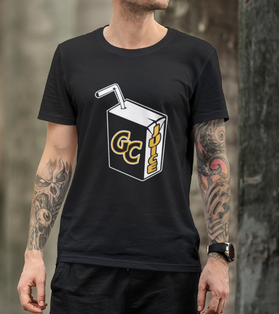 Braylon Mullins Wearing GC Juice Carton T-Shirt