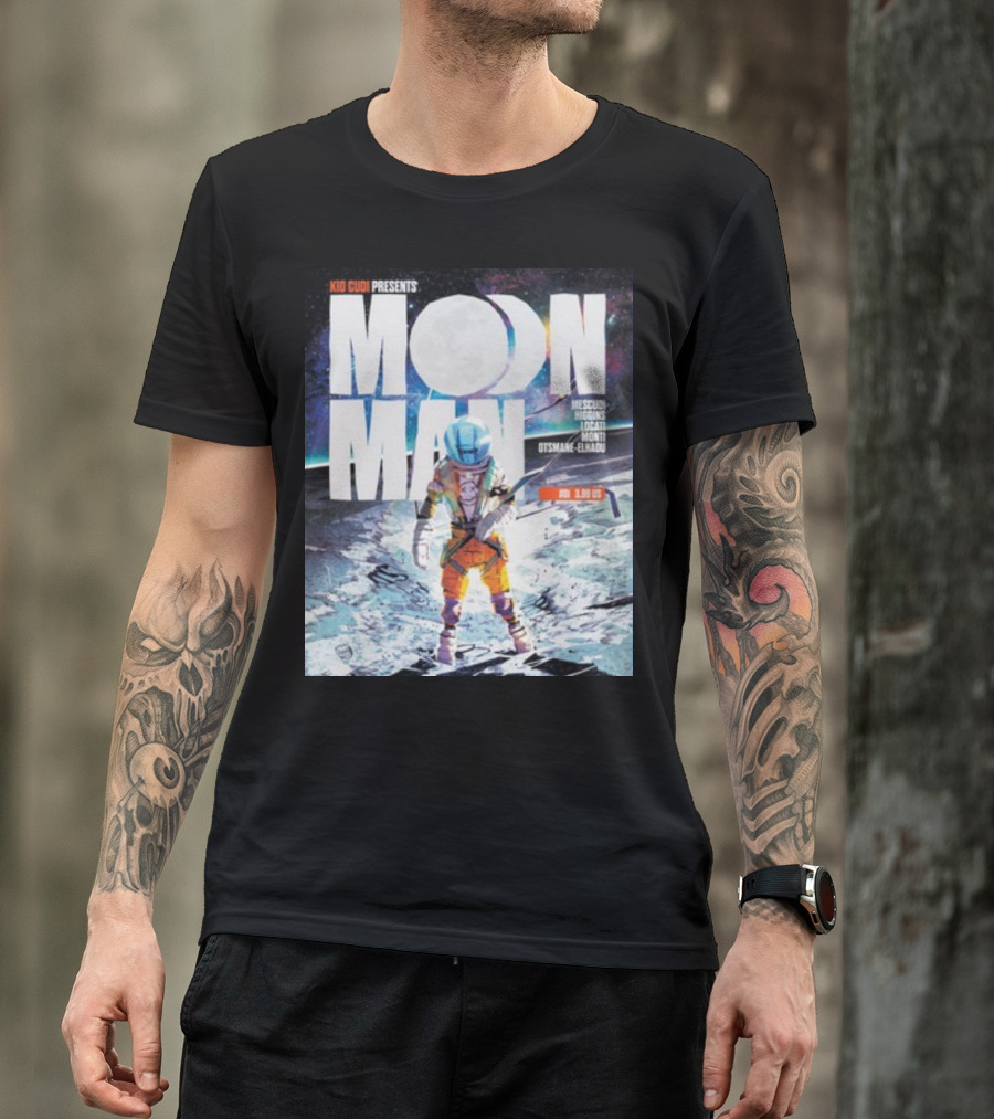 Kid Cudi Presents Moon Man Mescudi Riggins Dot Da Genius Monti Otsmane-Elhaou T-Shirt