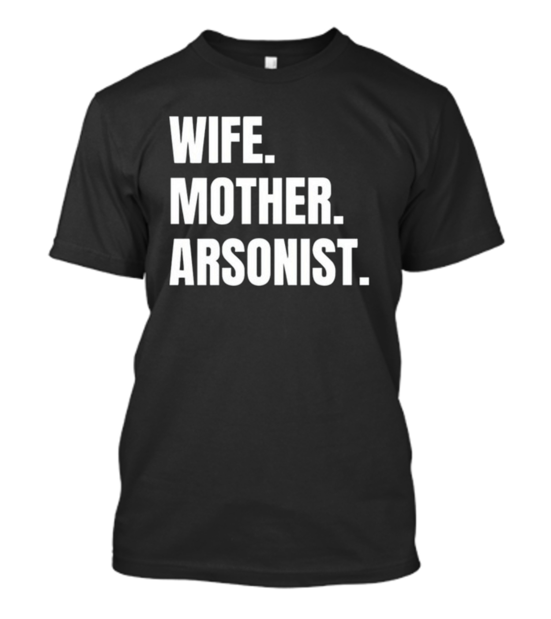 Wife Mother Arsonist Gotfunny T-Shirt