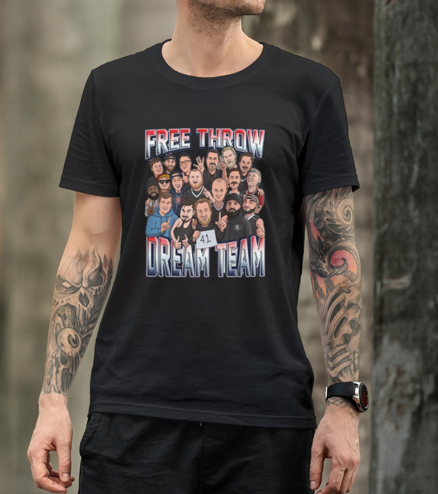 Free Throw Dream Team 41 Group T-Shirt