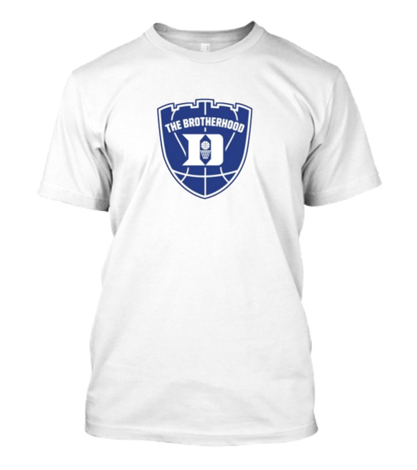 Duke Basketball The Brotherhood Crest Icon With Ball T-Shirt