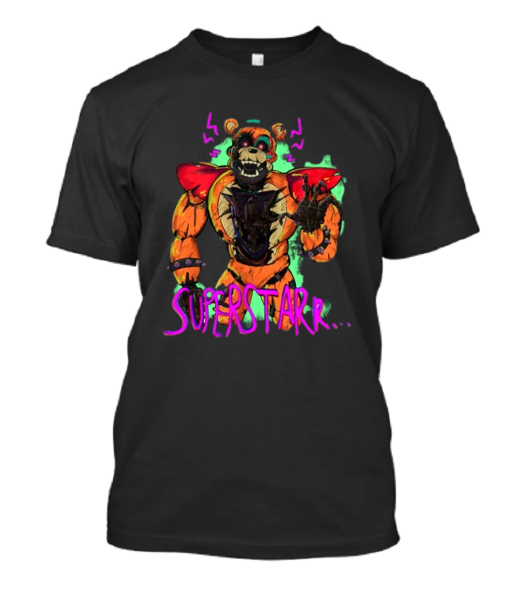 Superstar Himbo In Limbo Shattered Glamrock Freddy T-Shirt