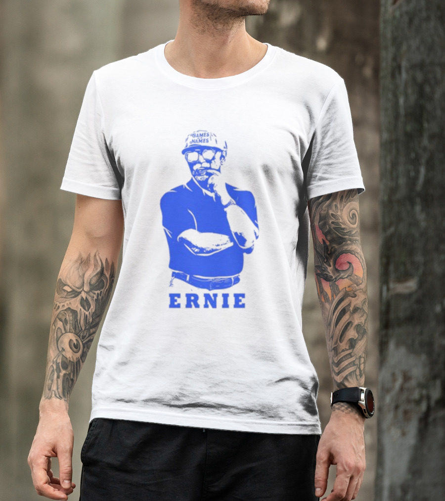 Games With Names Ernie Adams Iconic Blue T-Shirt