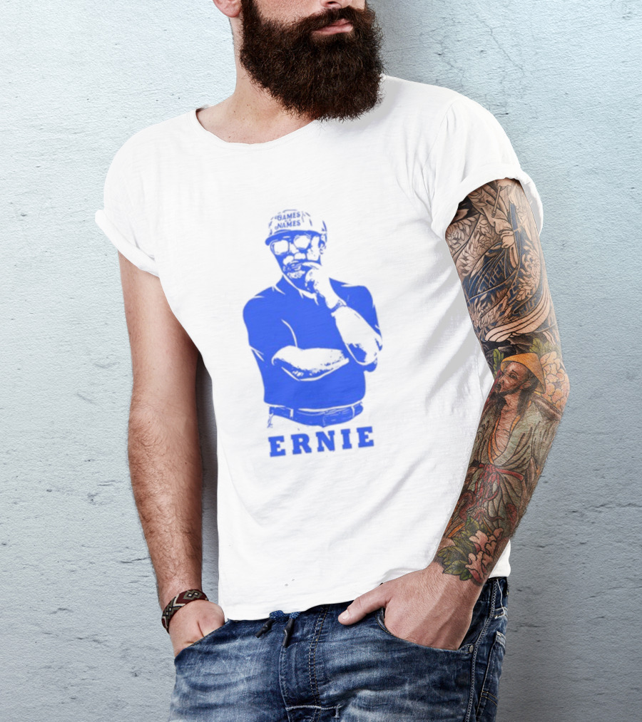 Games With Names Ernie Adams Iconic Blue T-Shirt