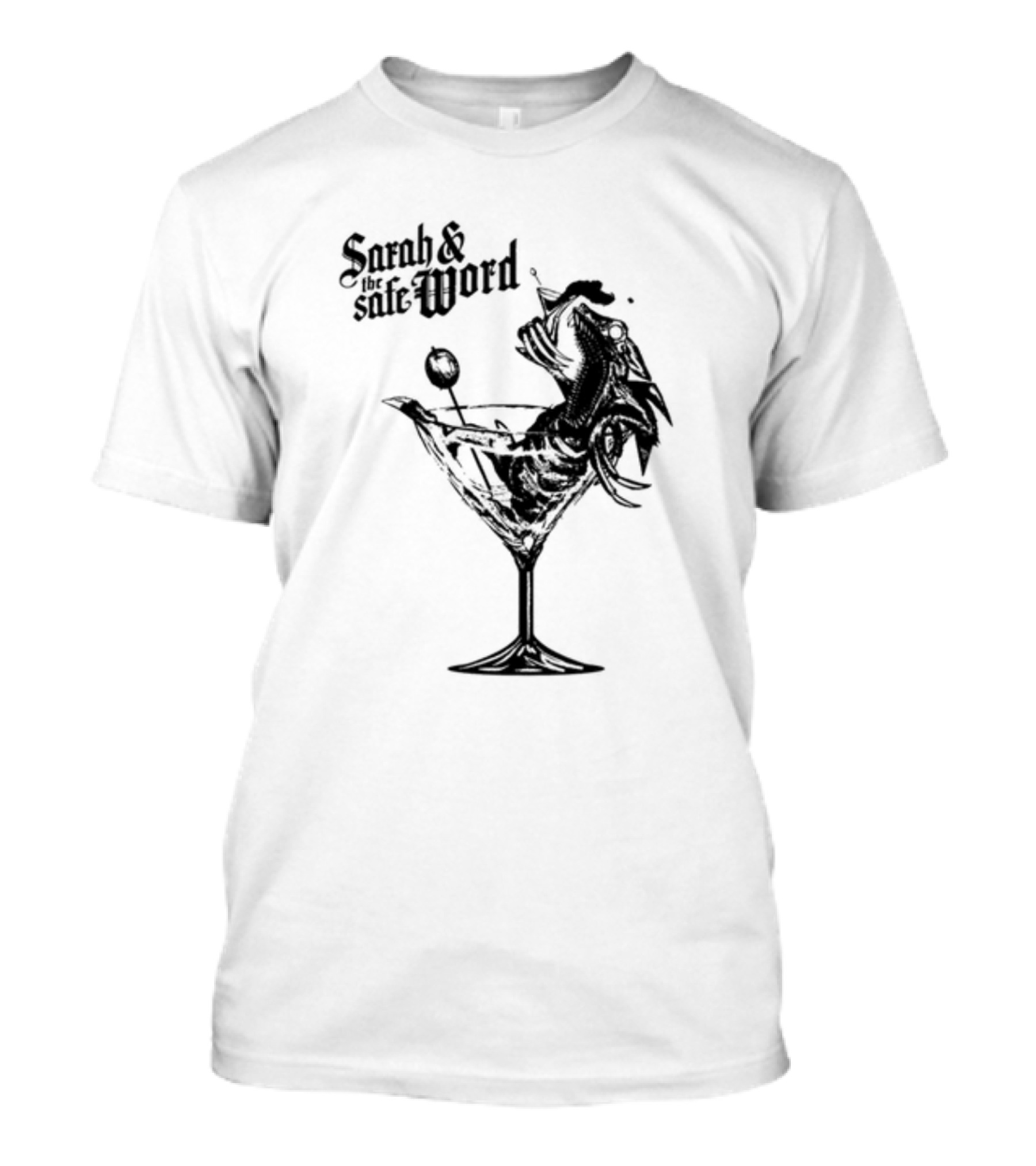 Sarahandthesafeword Martini 2024 Gothic Dragon Cocktail T-Shirt