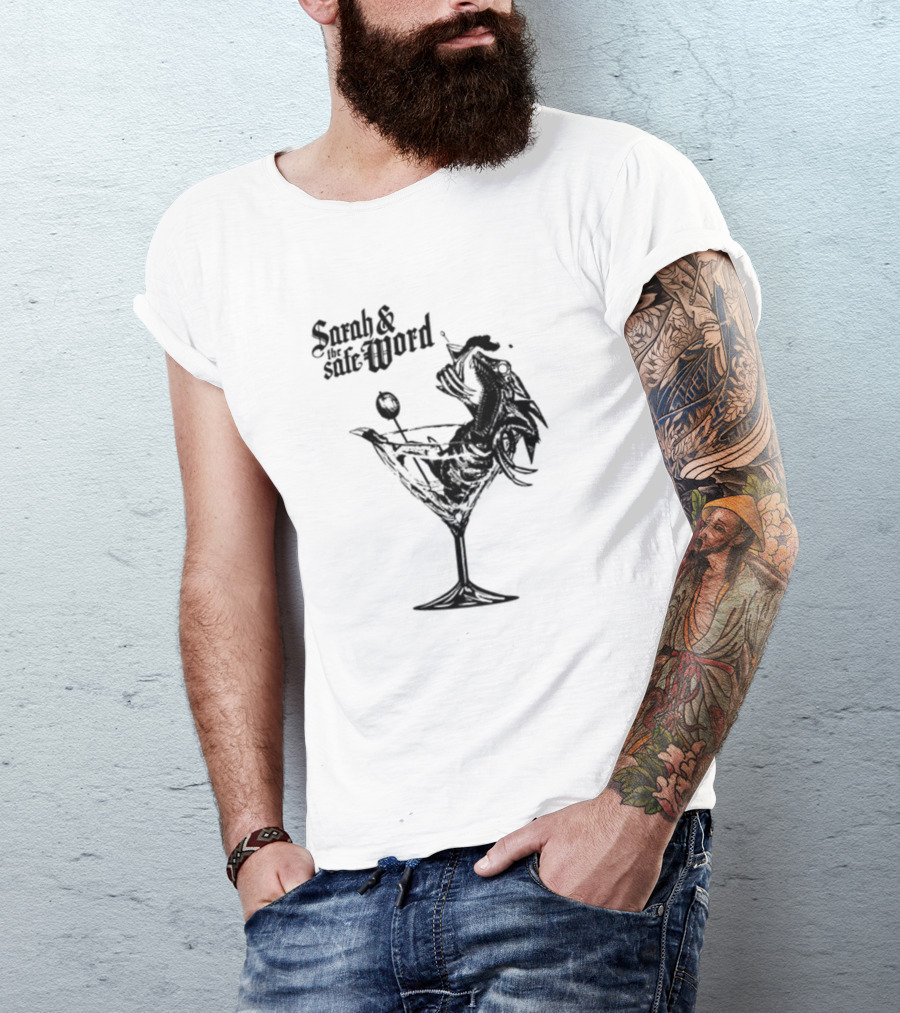Sarahandthesafeword Martini 2024 Gothic Dragon Cocktail T-Shirt