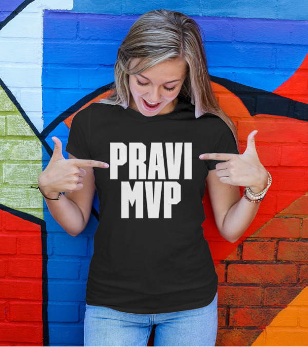 PRAVI MVP Bold Sports Enthusiast T-Shirt