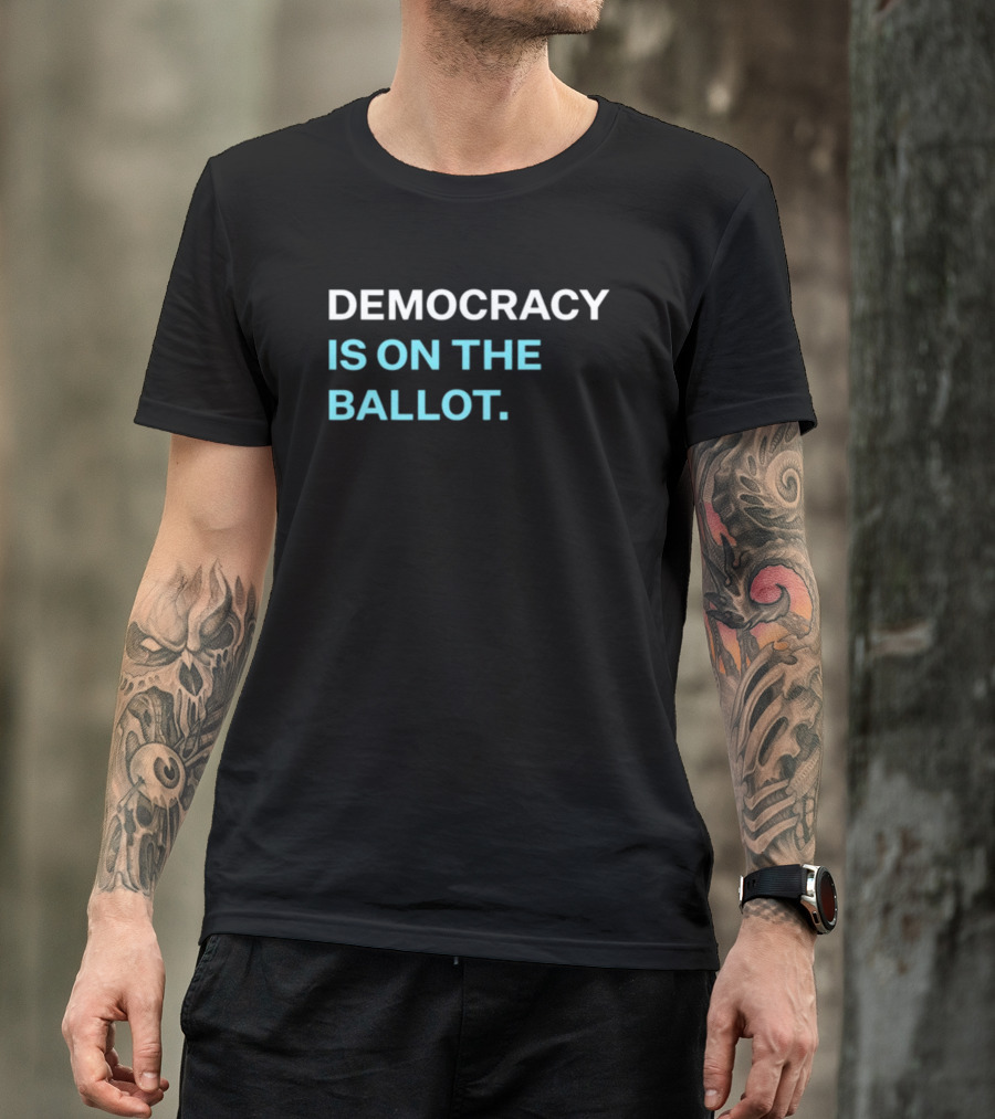 Marc E. Elias Democracy Is On The Ballot T-Shirt