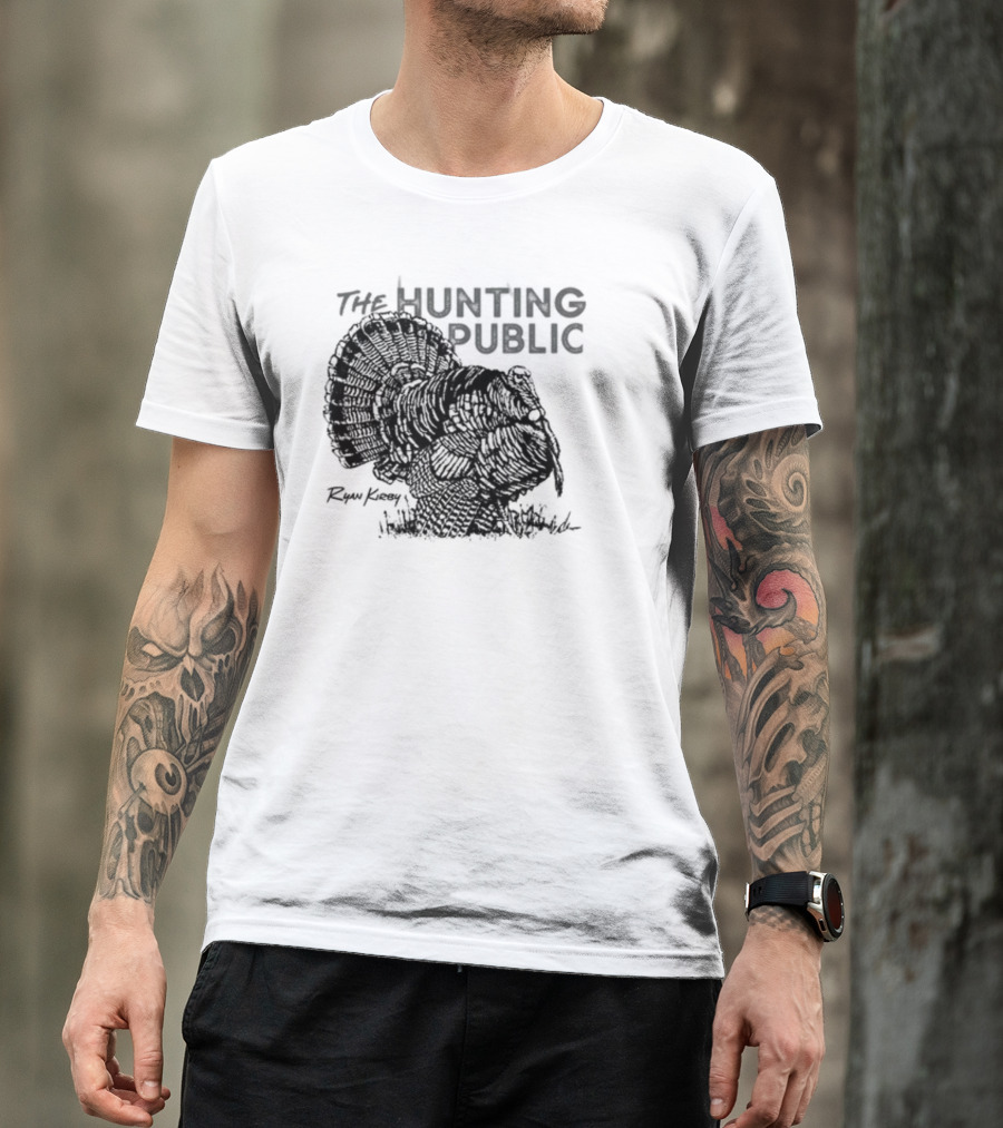 Ryan Kirby Turkey Art The Hunting Public Strutter T-Shirt