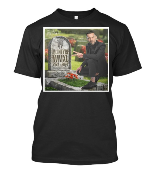 CM Punk Peace Sign Pose McIntyre WMXL 2024-2024 T-Shirt
