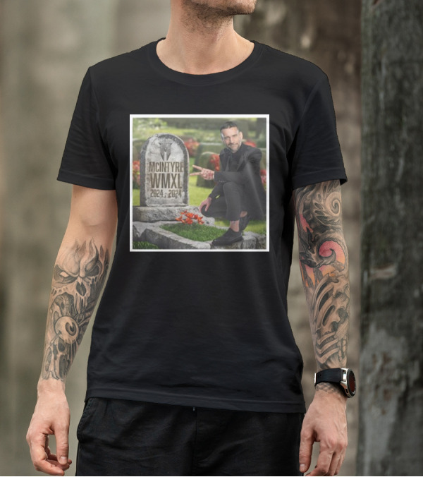 CM Punk Peace Sign Pose McIntyre WMXL 2024-2024 T-Shirt