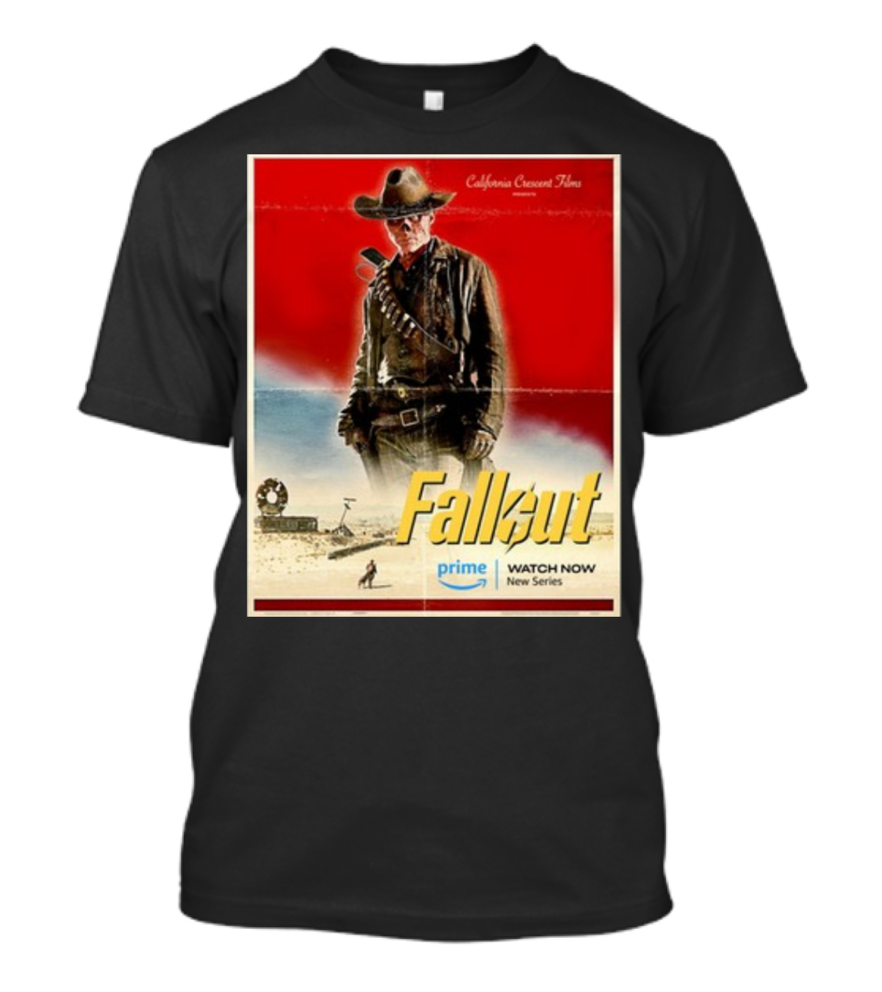 California Crescent Films Fallout Western Prime Watch Now New Series T-Shirt