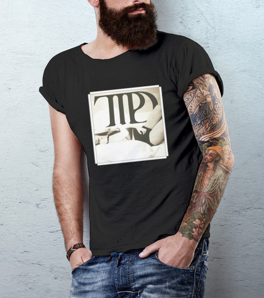 Ttpd The Tortured Poets Department Black And White Lying Woman T-Shirt