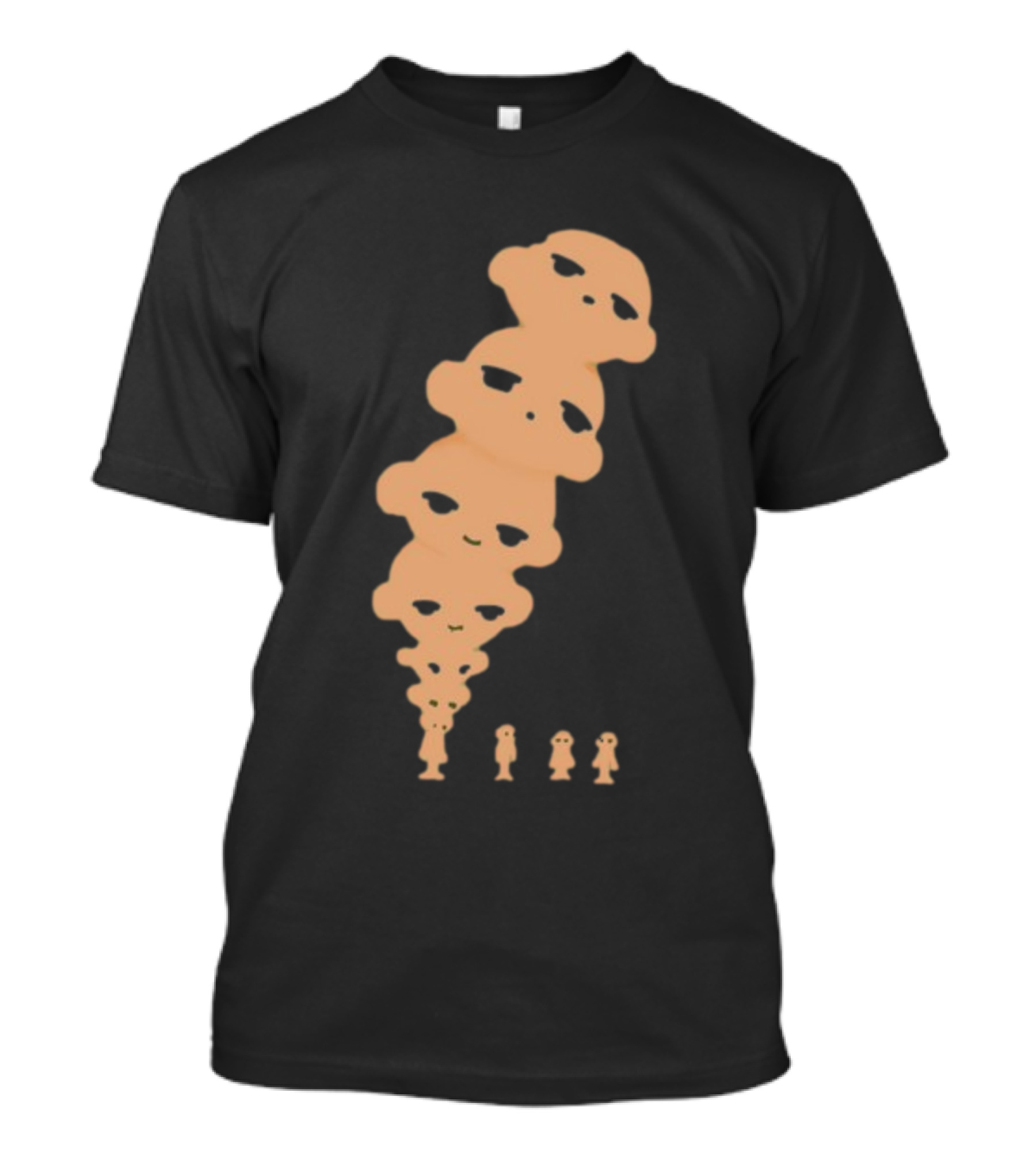 Impoppy Baby Head Gradient Faces T-Shirt