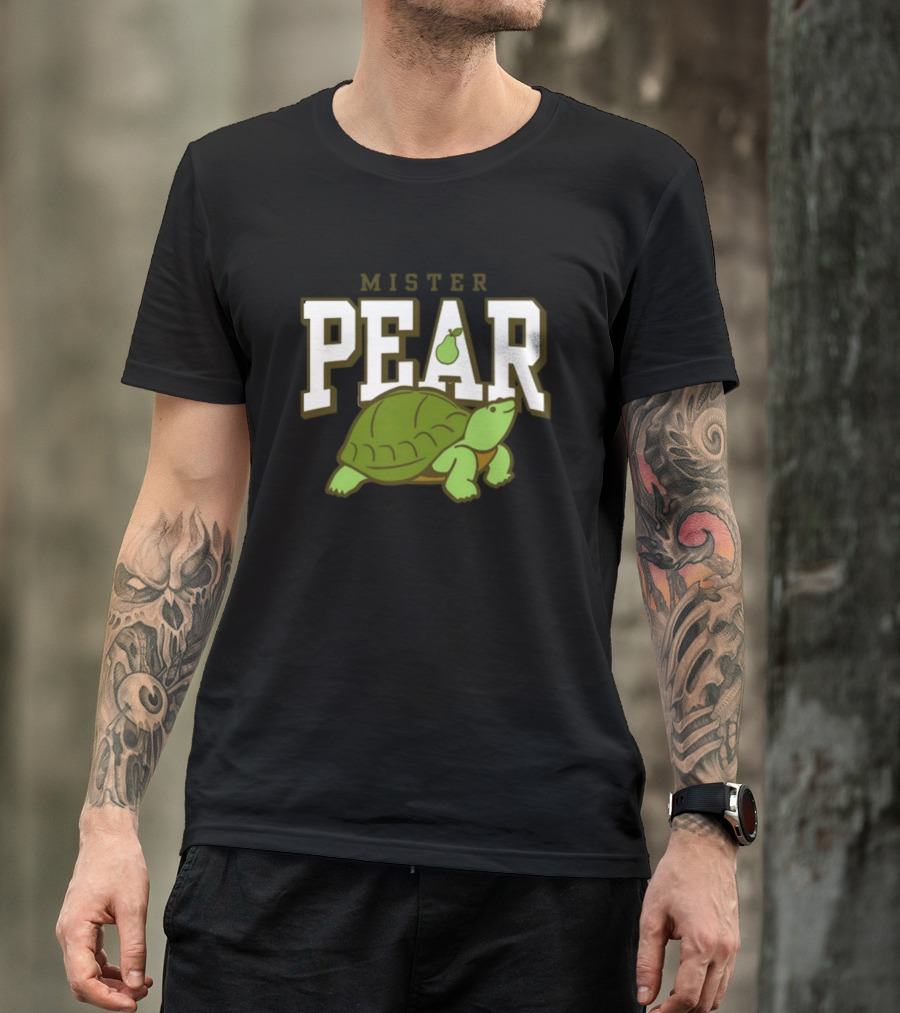 Mister Pear Turtle Varsity T-Shirt