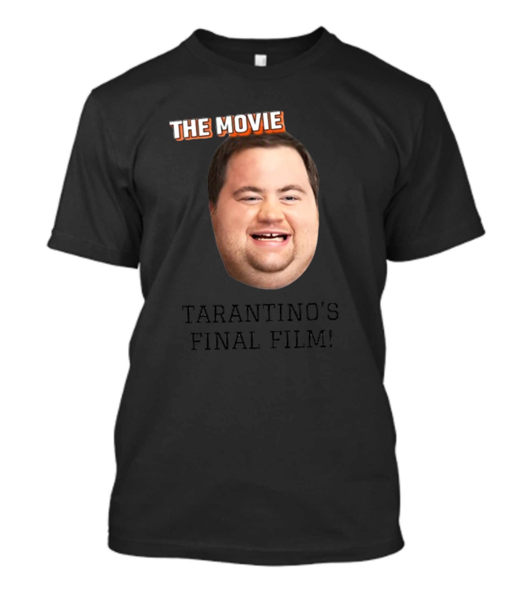The Movie Critic Tarantino's Final Film Face T-Shirt