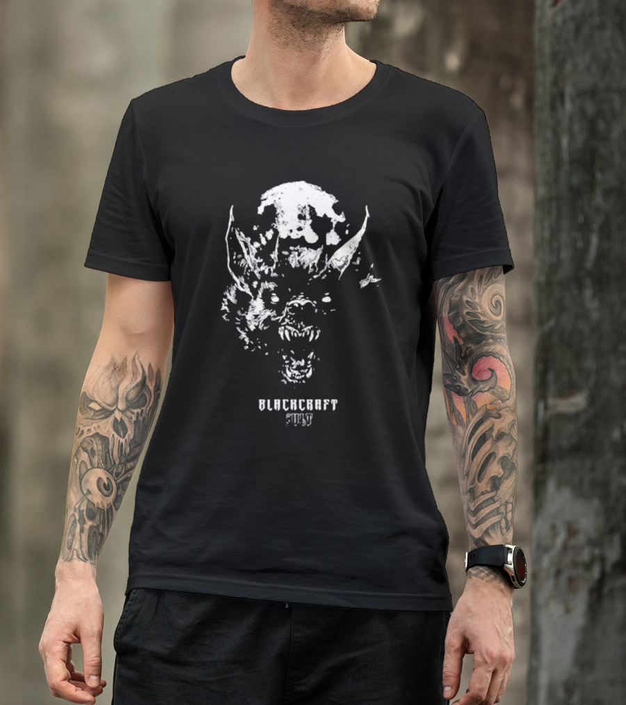 Blackcraftcult Spooky Bat Face T-Shirt