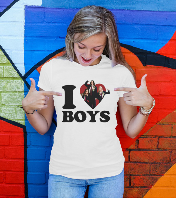 I Love Boys Mustardyardpress Boygenius Heart Trio T-Shirt