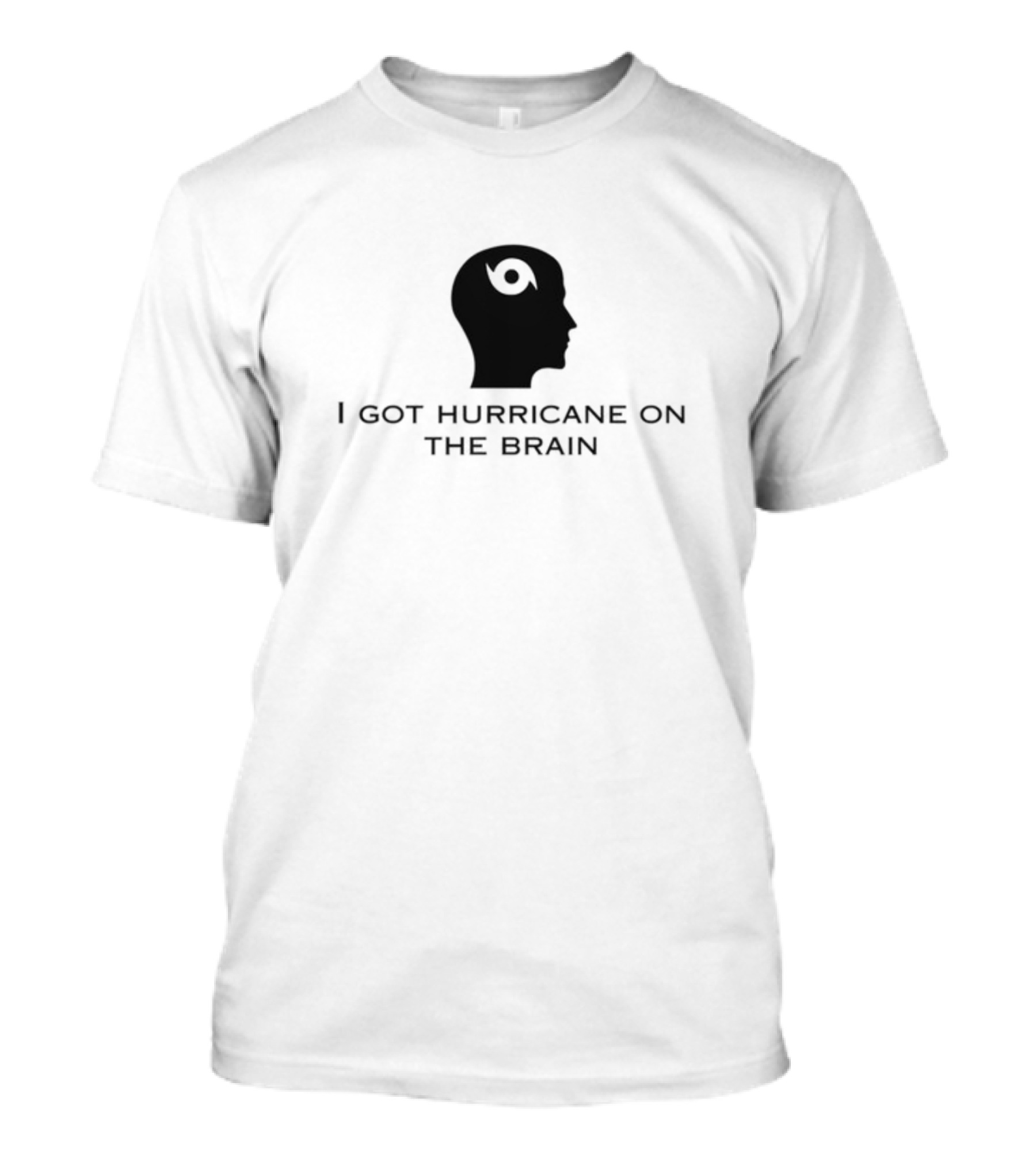 Helicity I Got Hurricane On The Brain Iconic Head T-Shirt